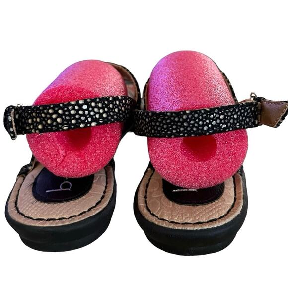 BOC black strappy toe loop flats size 8 - Picture 6 of 8